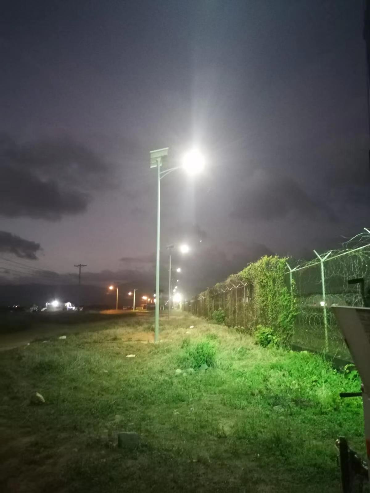 Panama 10M 120W solar street light 4