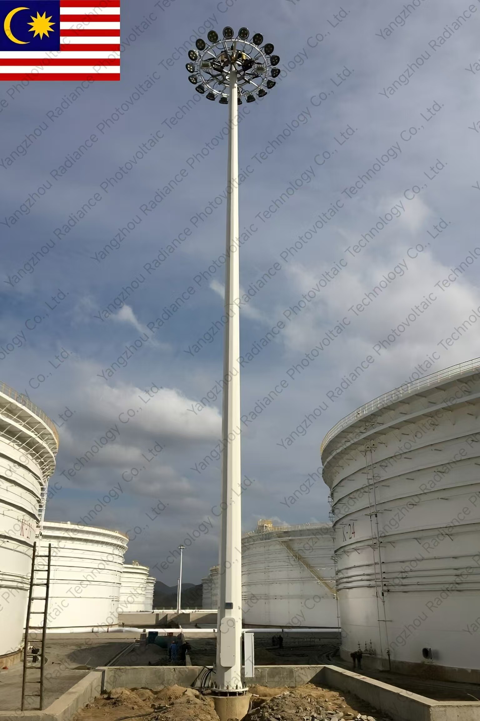 Malaysia 30M High Mast Pole 
